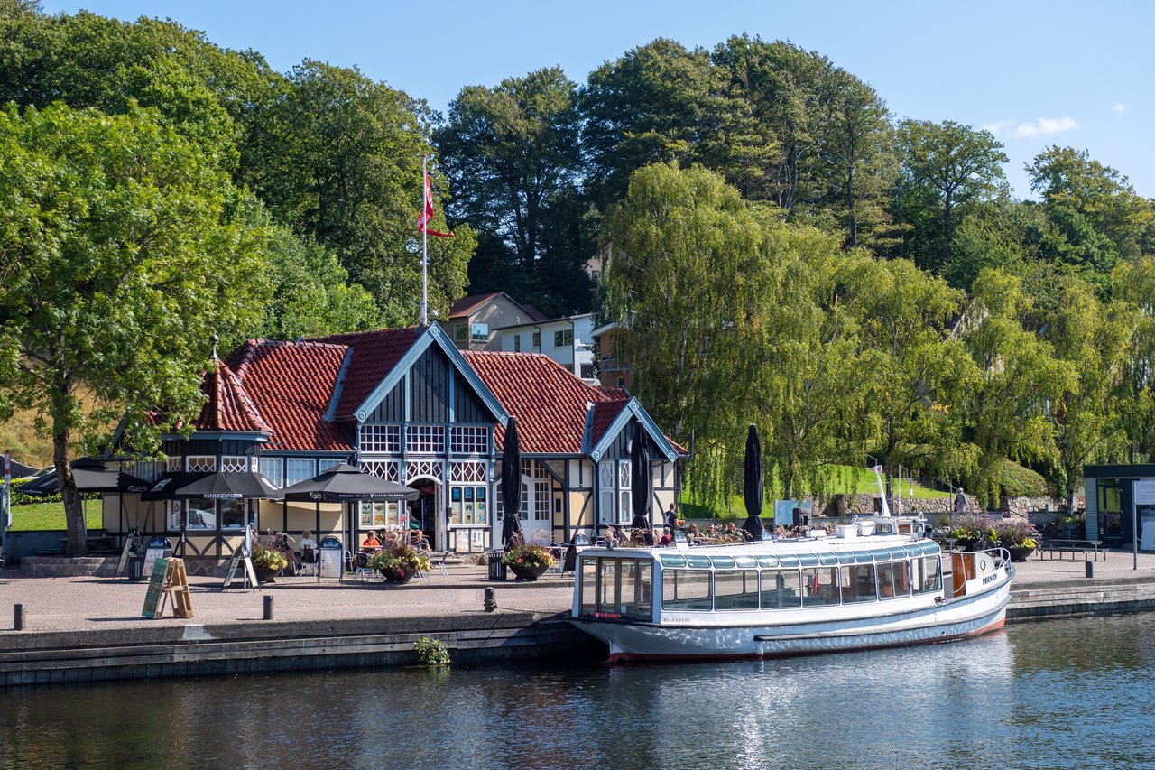 Silkeborg along the river Gudenå