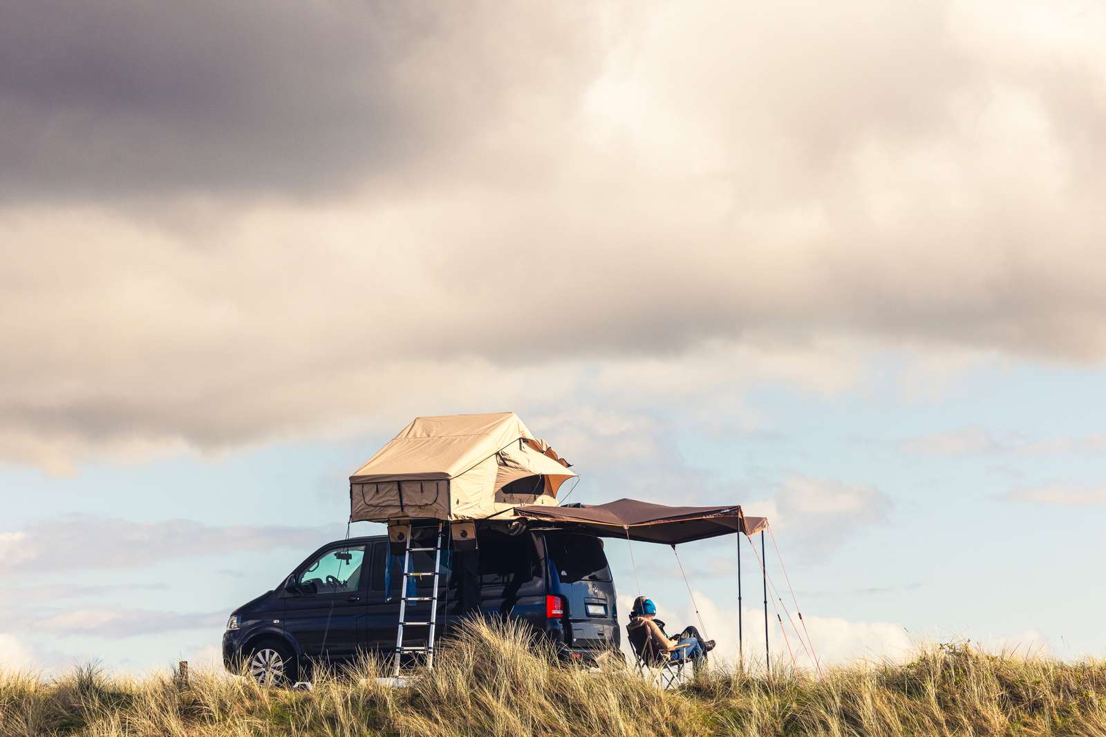 Camping at Vesterhavet in Denmark