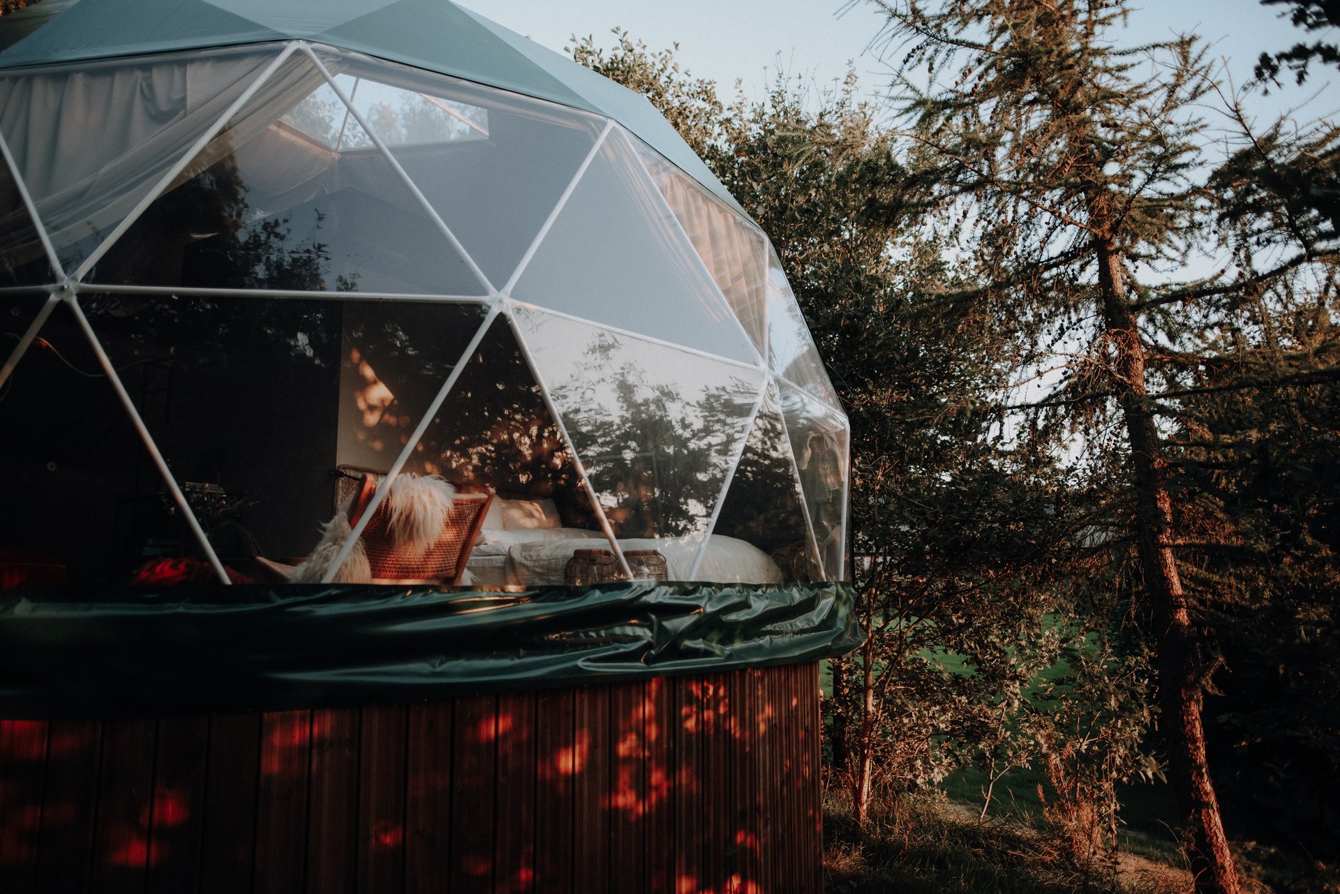 Glamping Dome at Bøgebjerg, Østbirk