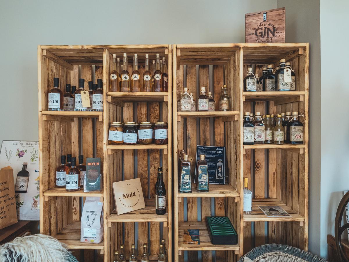 Produkte im Hofladen Hotel Saxkjøbing