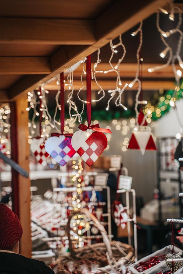 Zwei Weihnachtsherzen