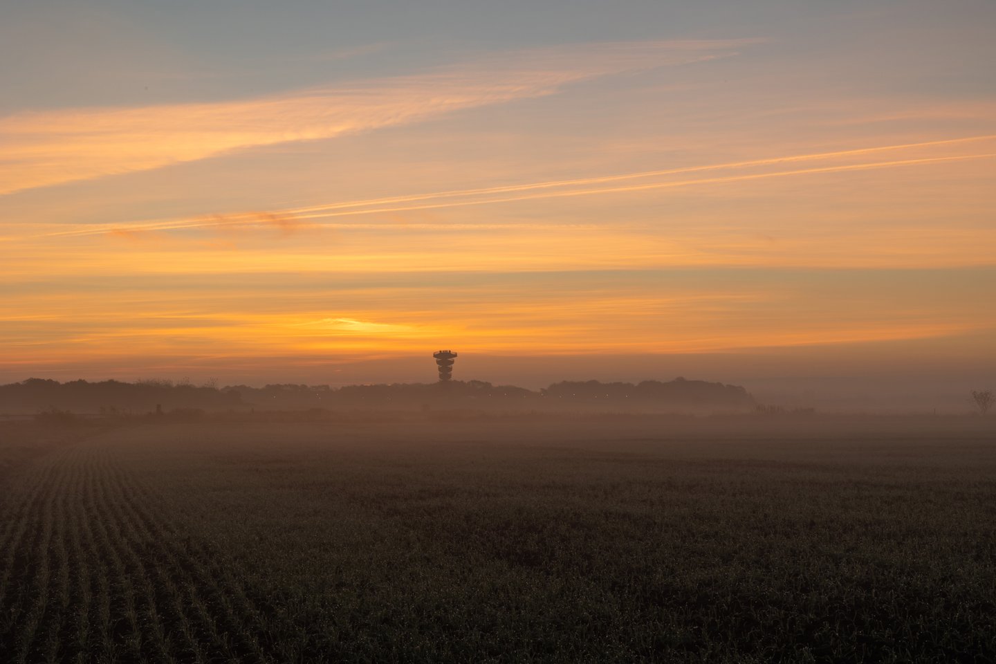 Marsk tower at sunset