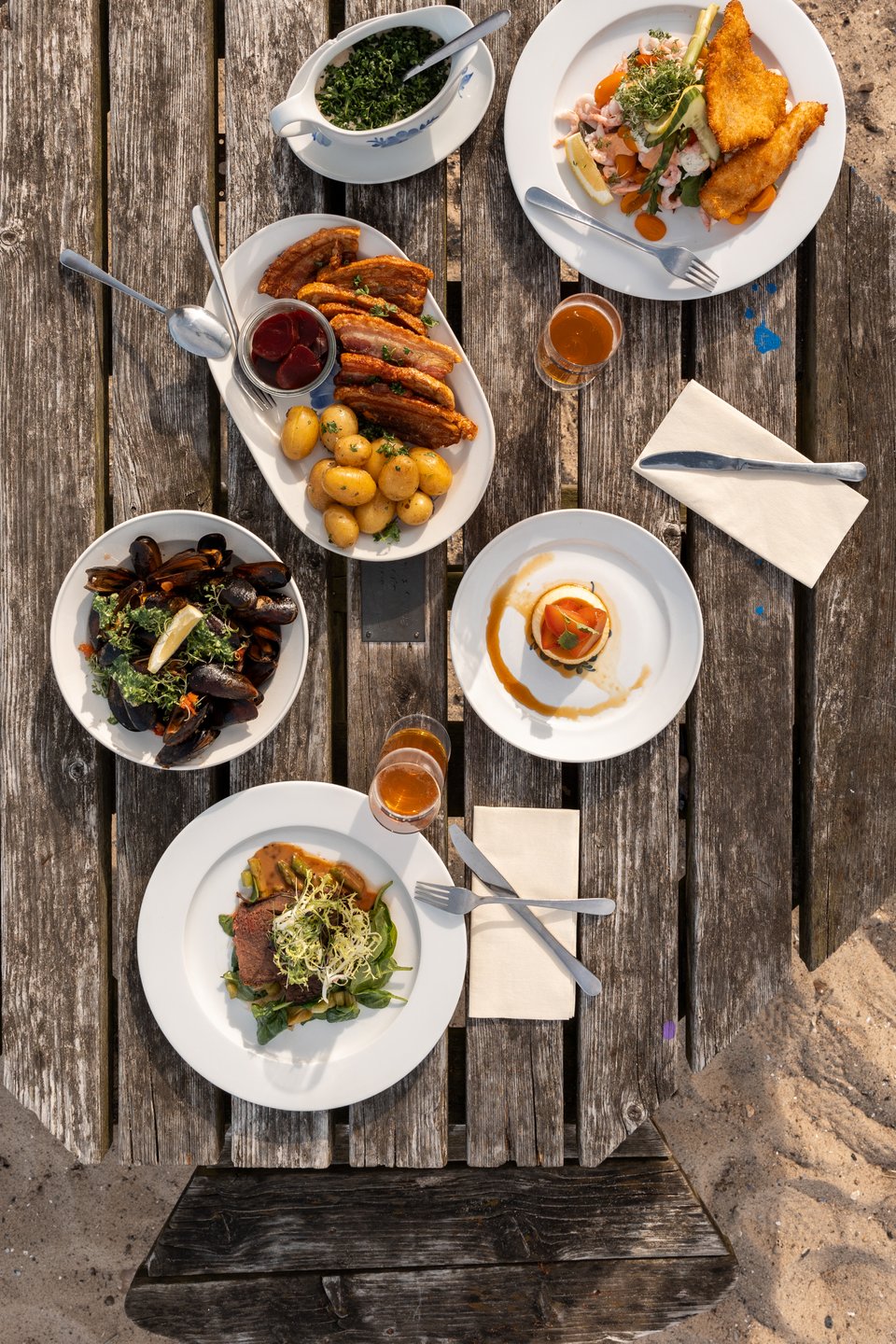 Typisch Dänisches Essen, Stjerneskud, Fischfilet