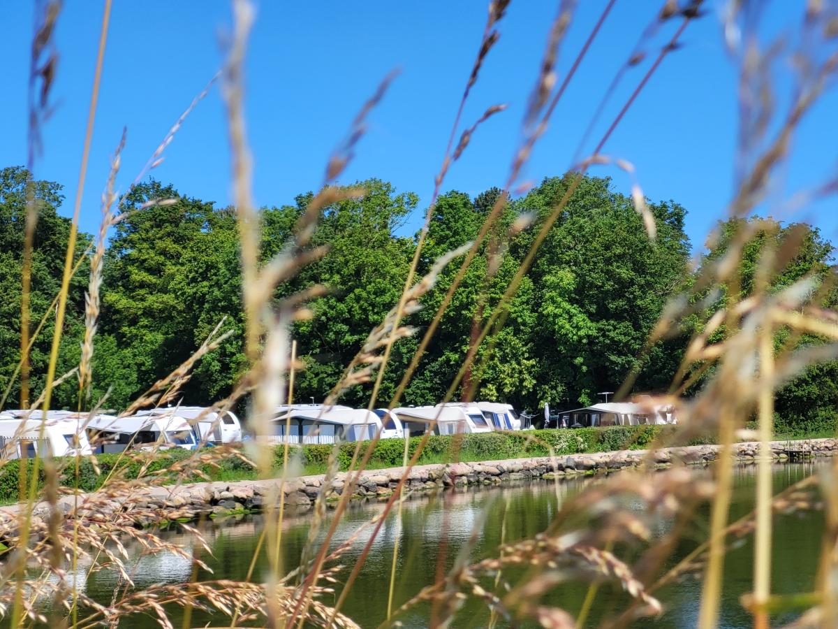 Campingplatz auf Seeland