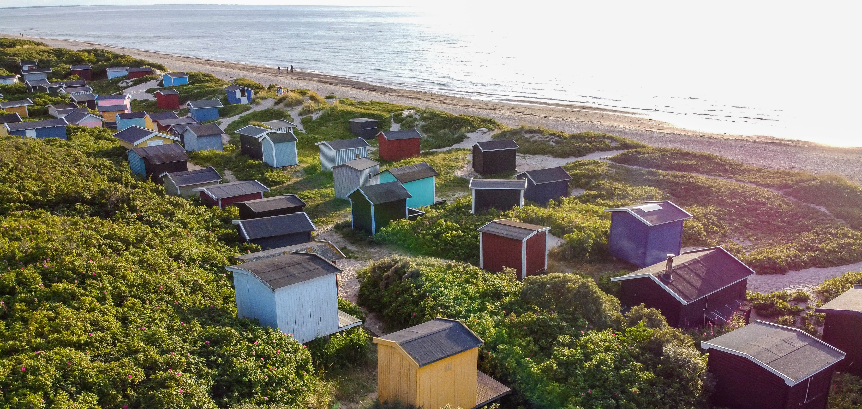 Strandhäuser am Tisvildeleje Strand