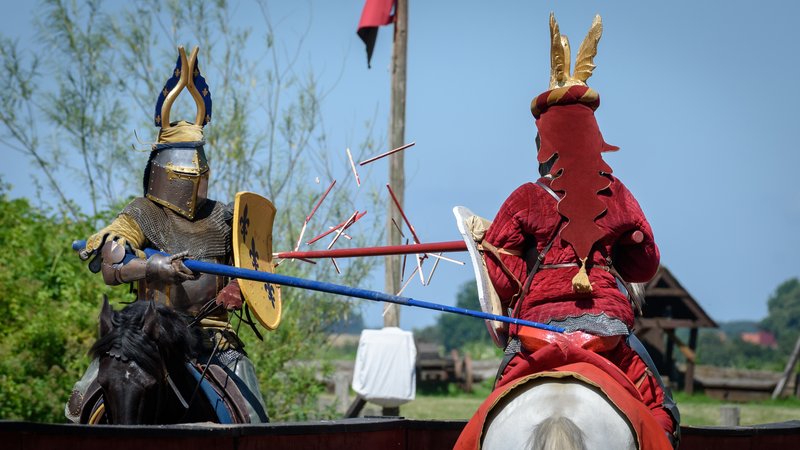Ritterturnier im Mittelalterzentrum auf Falster
