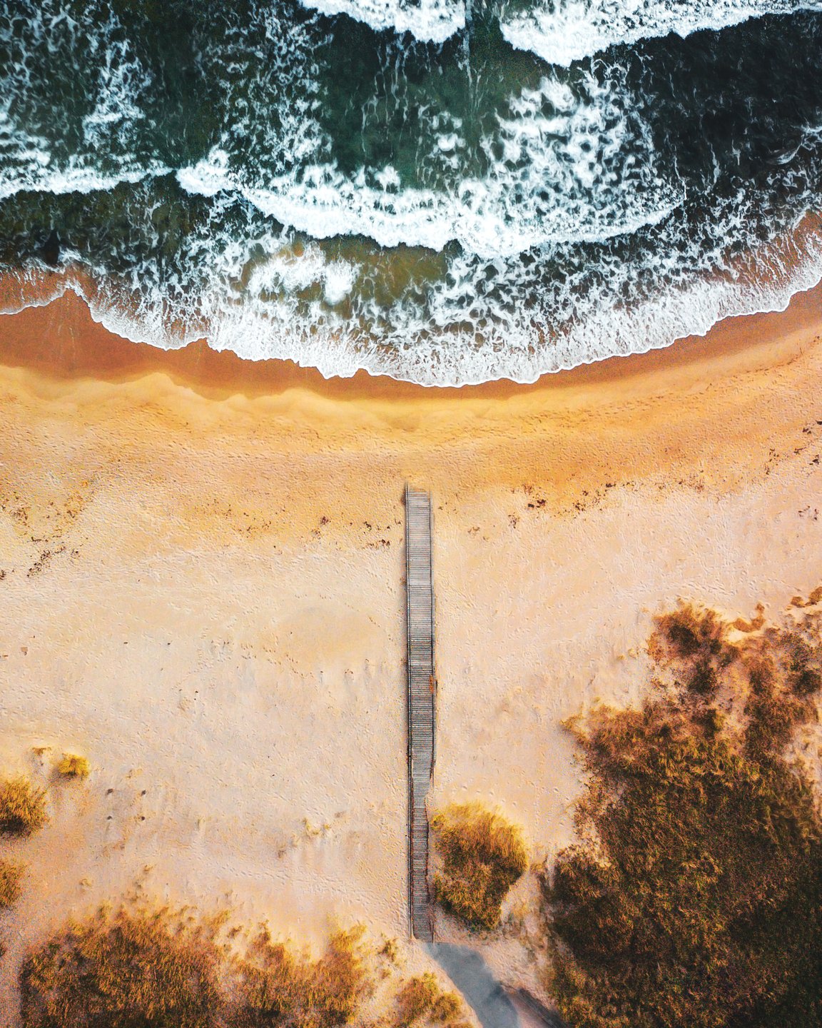 Sandvig Strand auf der Ostseeinsel Bornholm, Dänemark