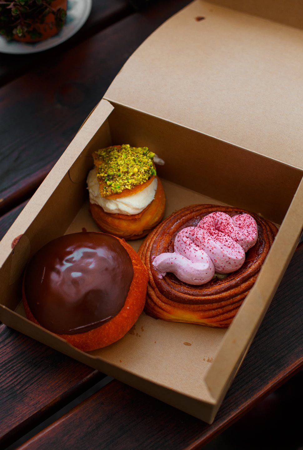 Tasty fastelavnsboller pastries