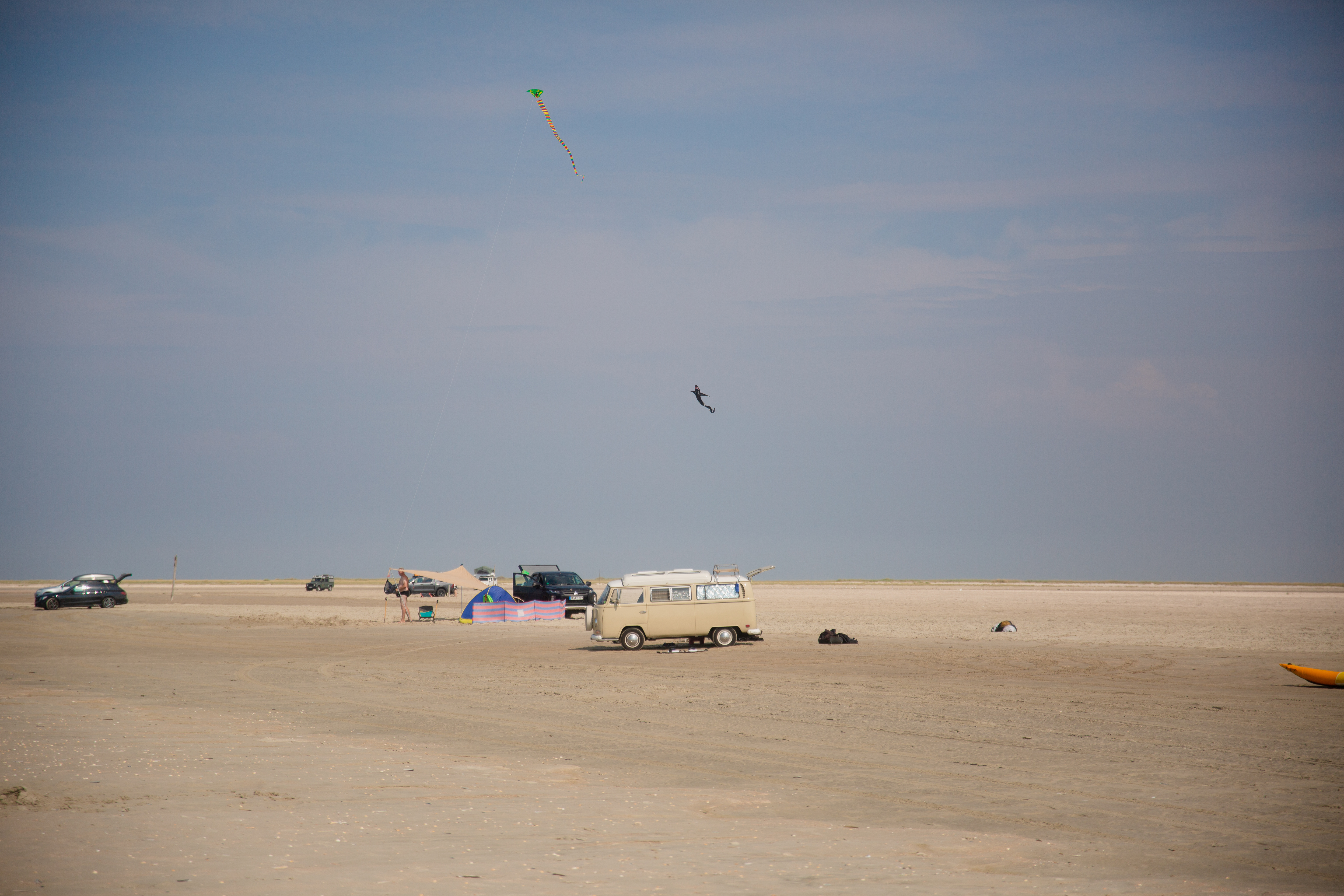 Lakolk strand op het Deense eiland Rømø in Zuid-Jutland