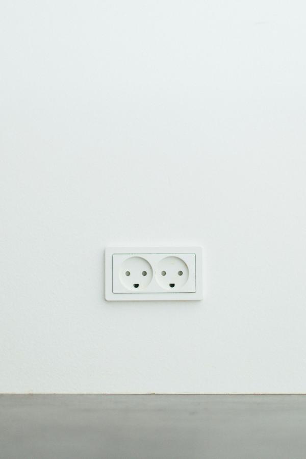 Danish sockets on a wall