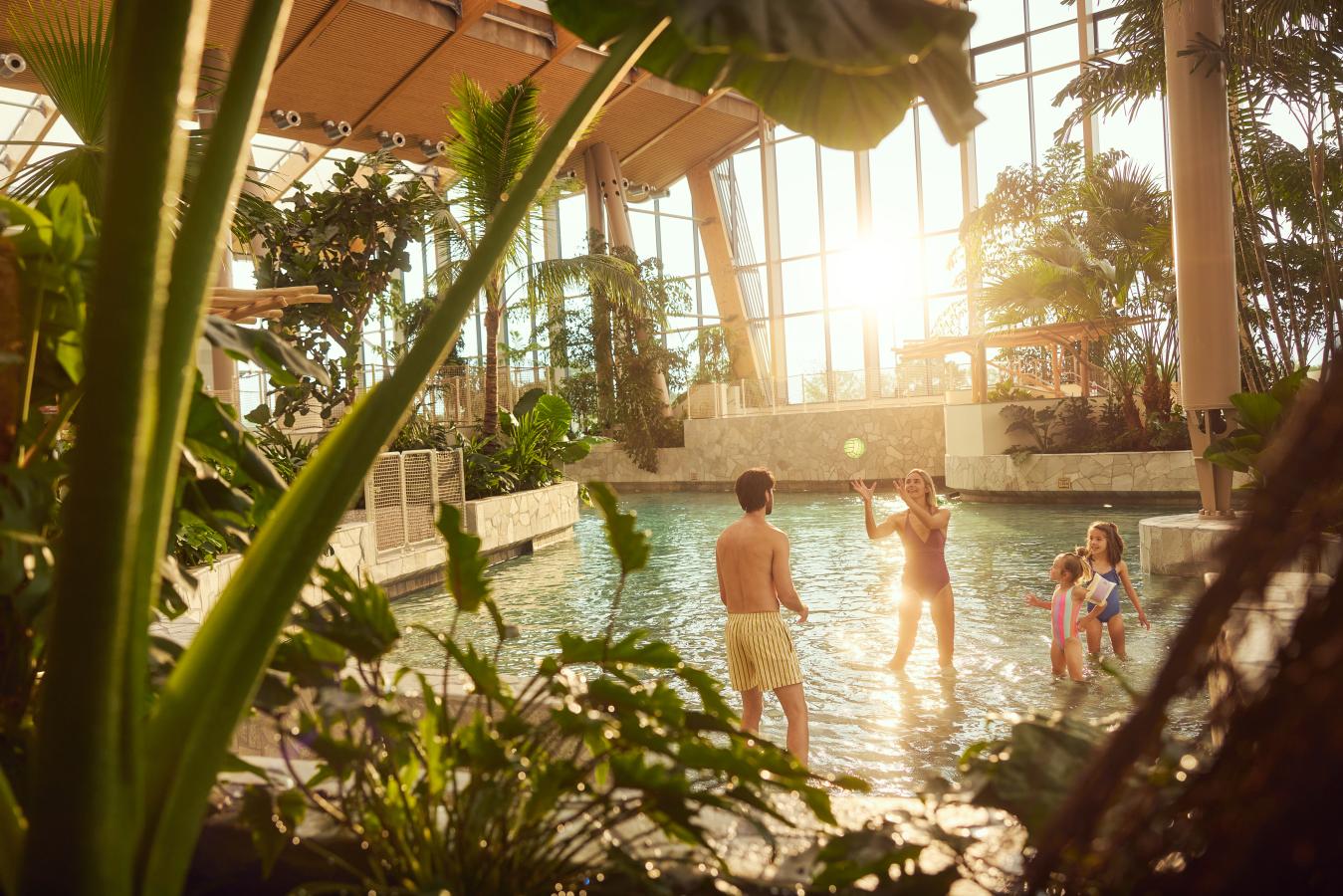 Family at Aqua Mundo Center Parcs Nordborg Resort