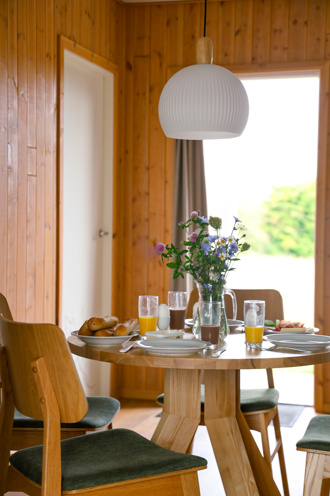 Set breakfast table at Center Parcs Nordborg Resort