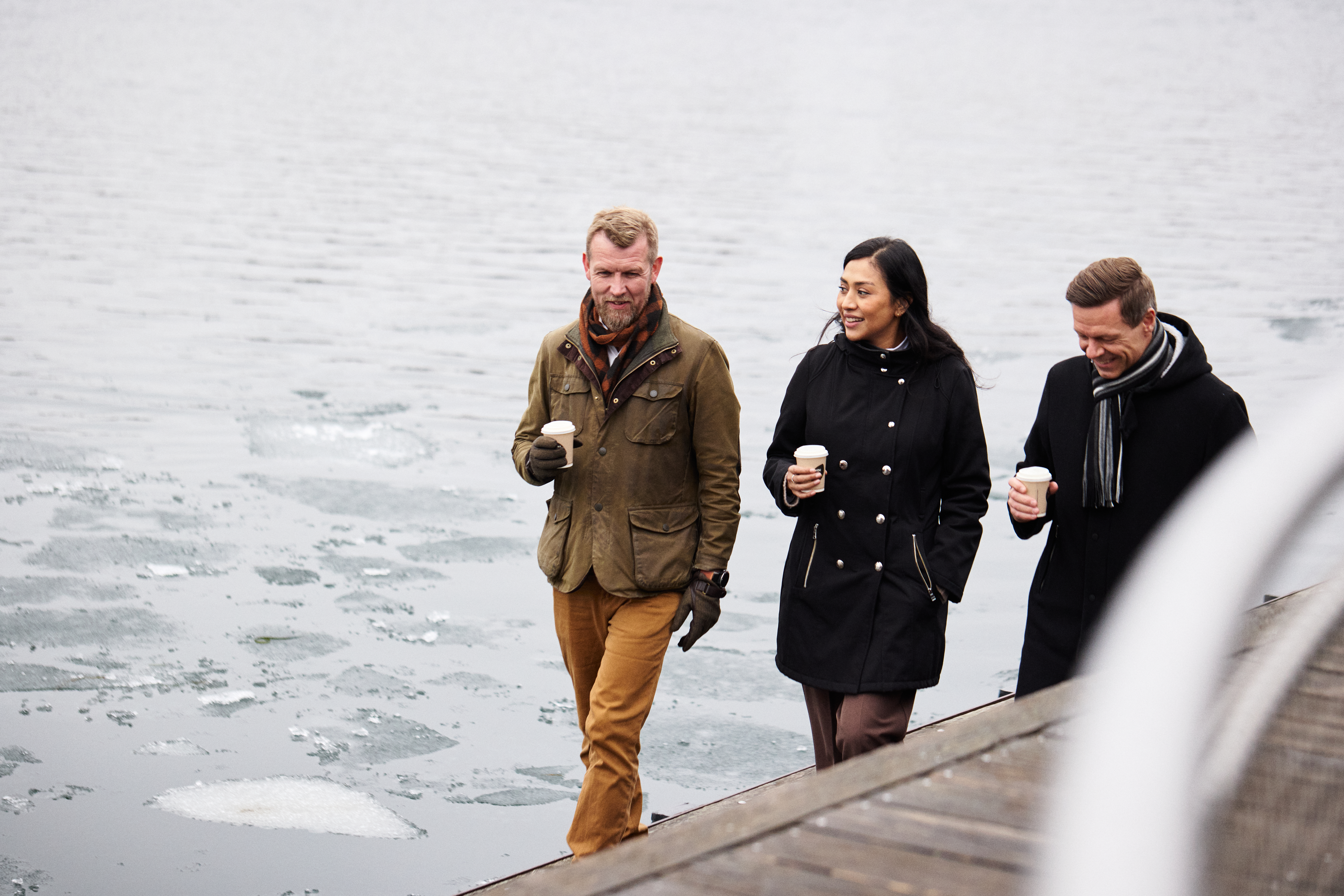 Danish business walk and talk