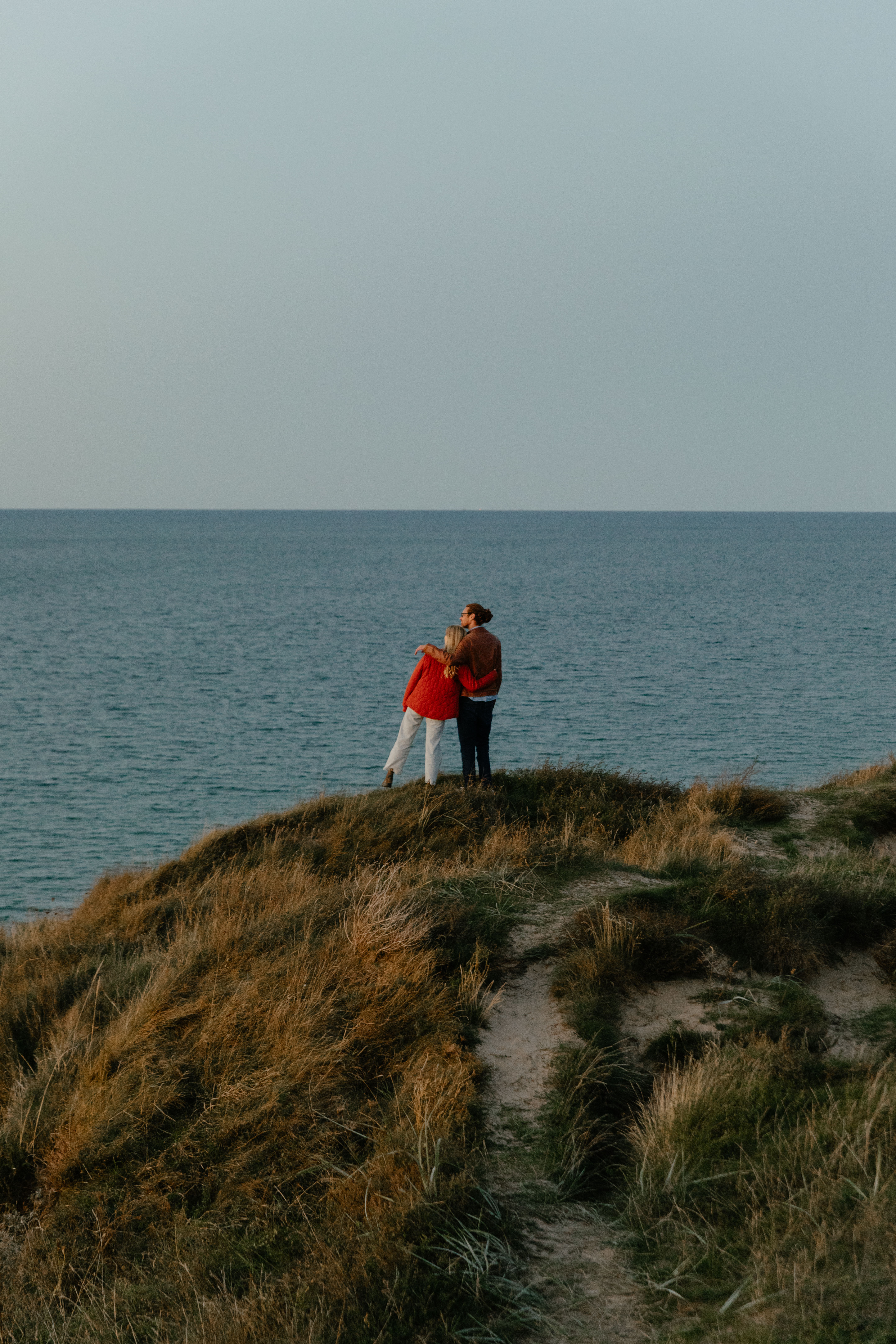 Couple looking at the sea