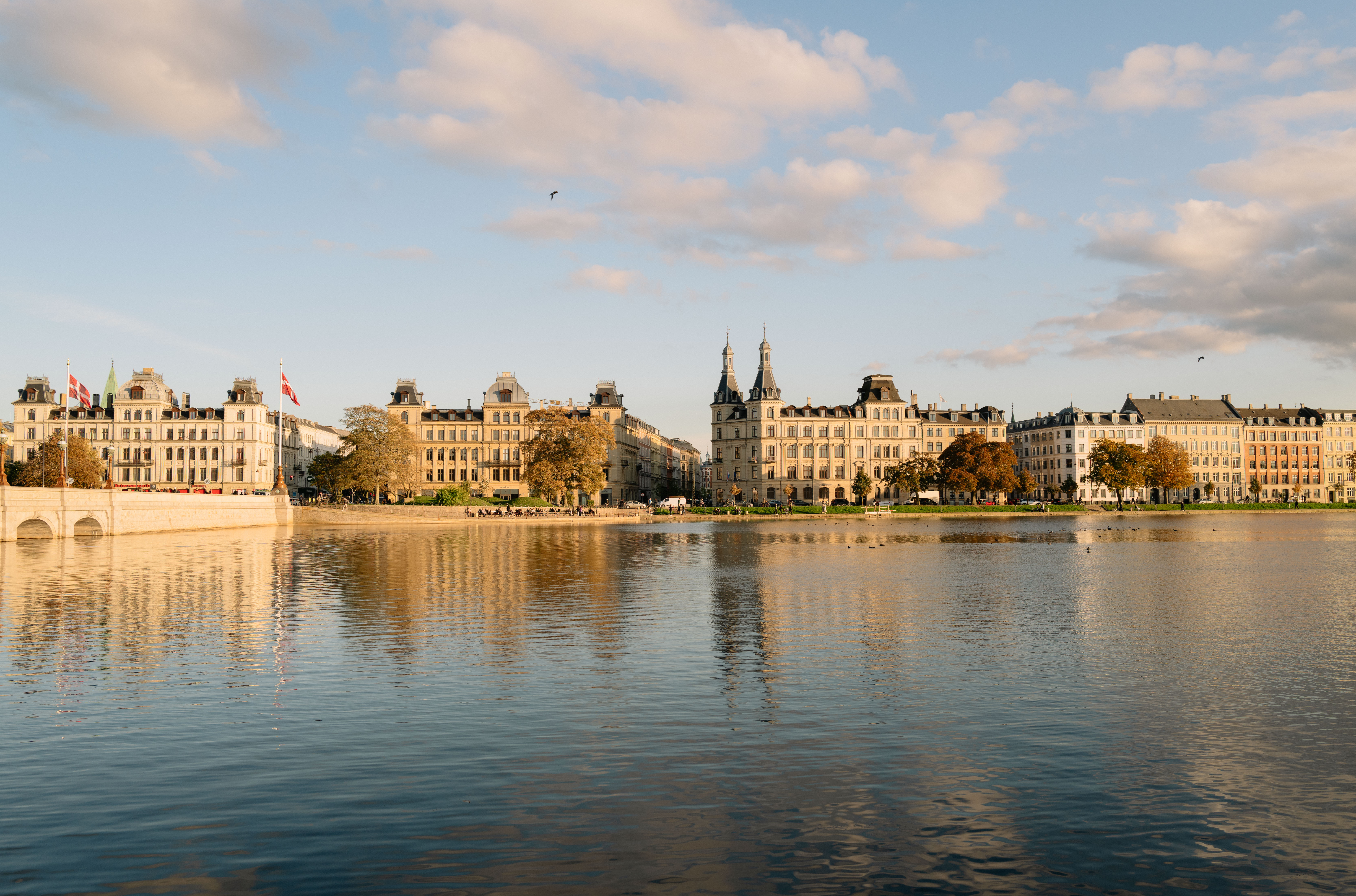 autumn lakes in copenhagen