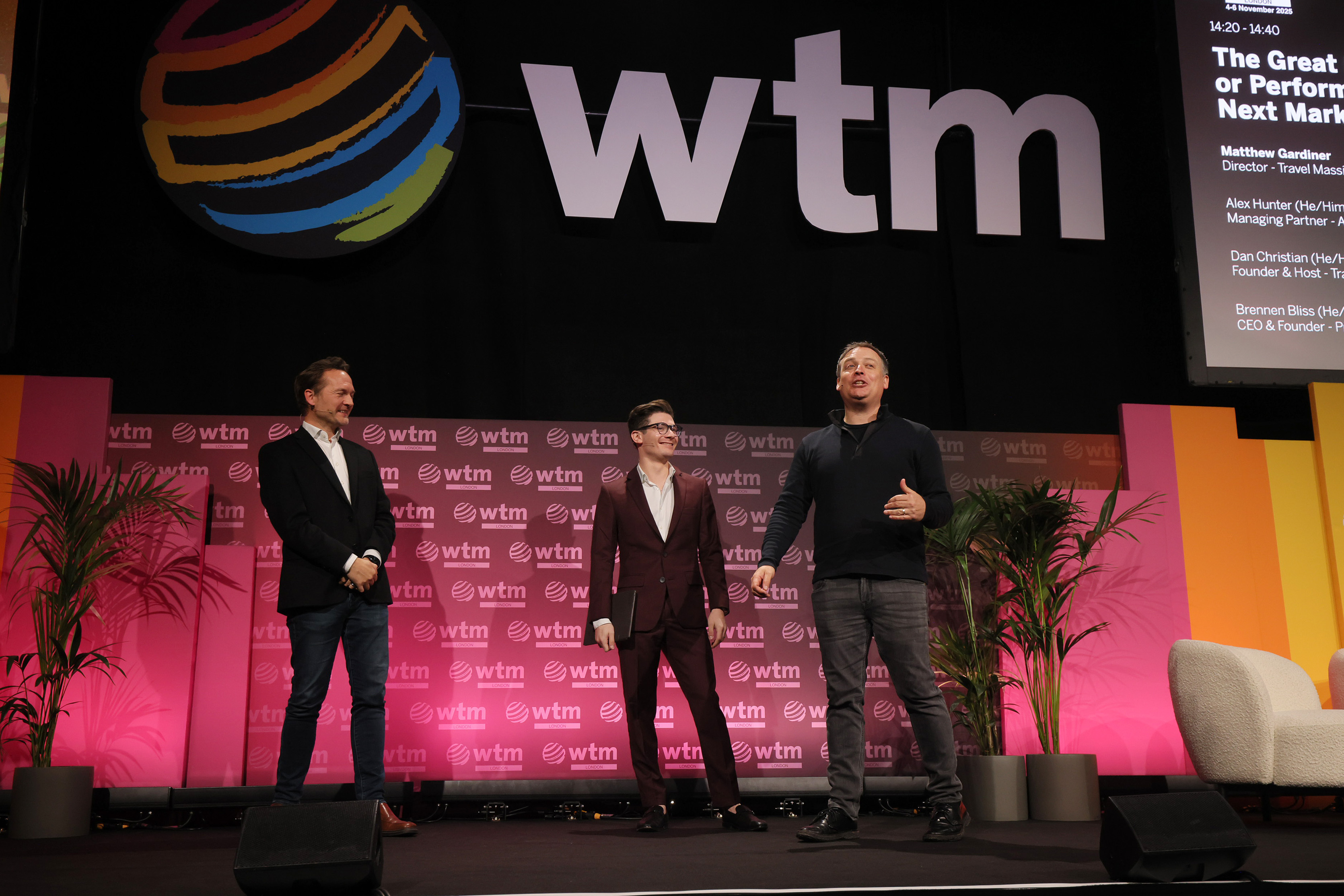 WTM conference stage