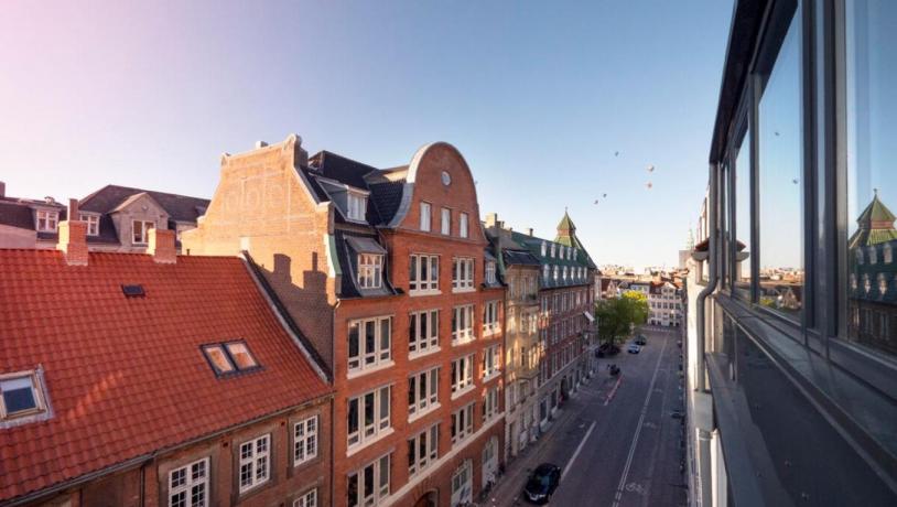 The street view of H27 CPH, a new hotel in Copenhagen, Denmark