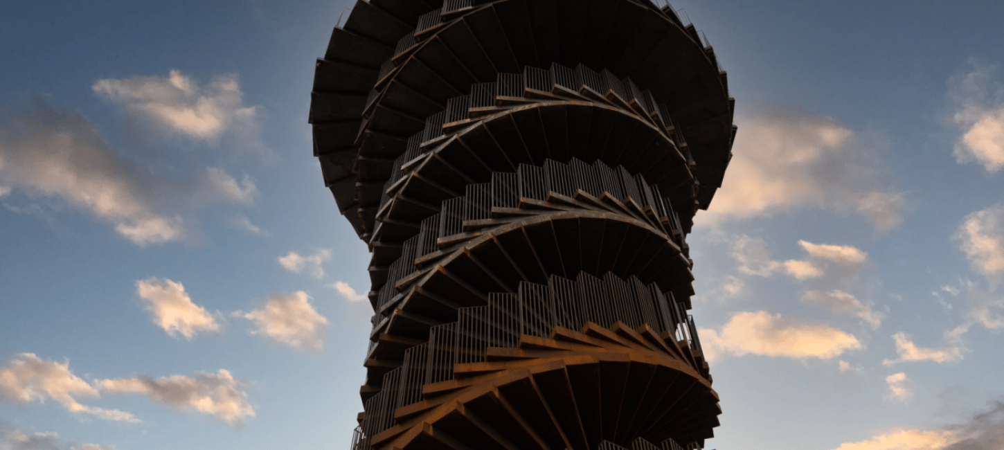 Marsh Tower at Marsk Camp in South Jutland designed by Bjarke Ingels Group