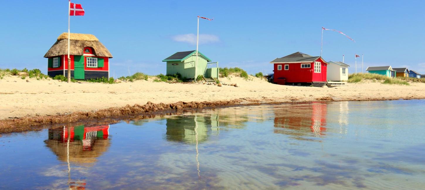 Beachhouses on Ærø, Fyn