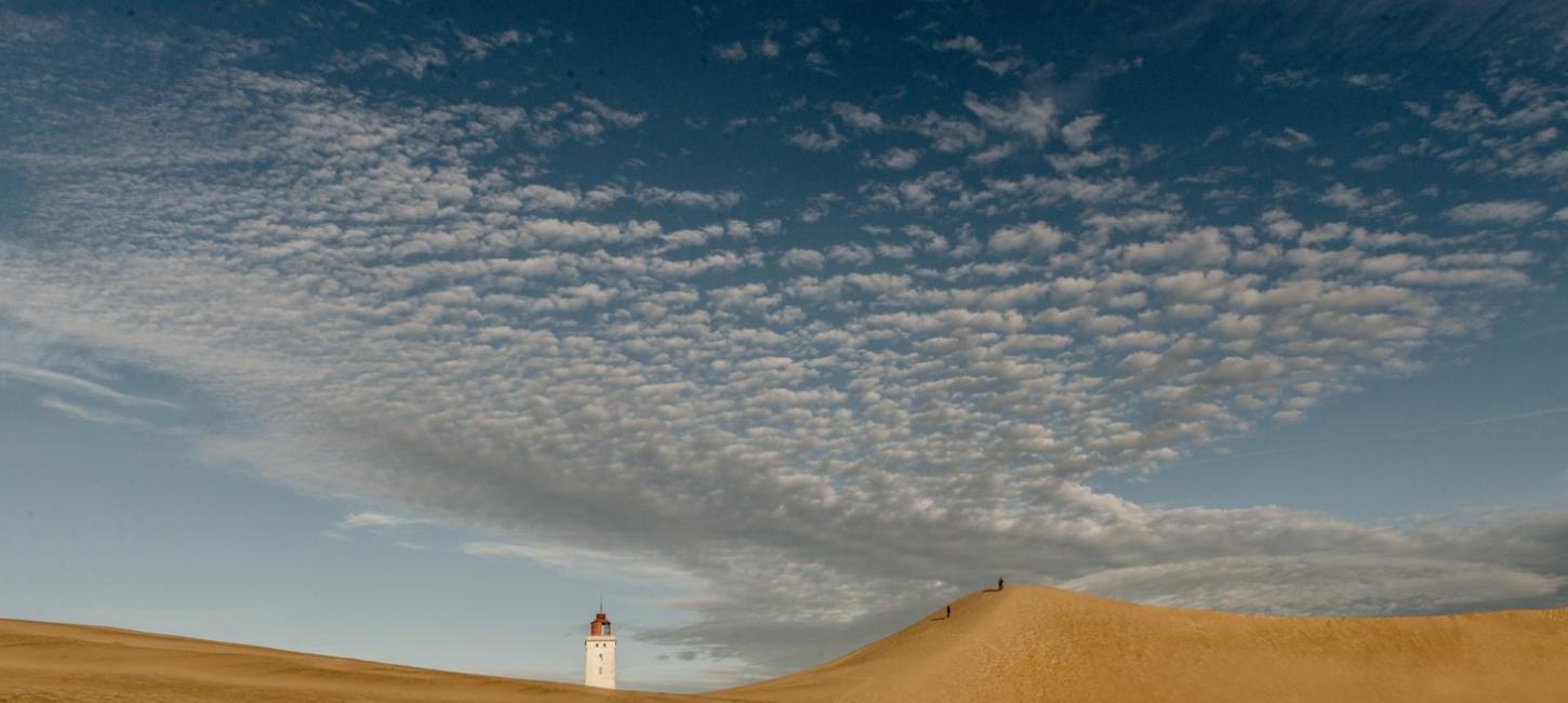 Rubjerg Knude Lighthouse and sand dunes, North Jutland