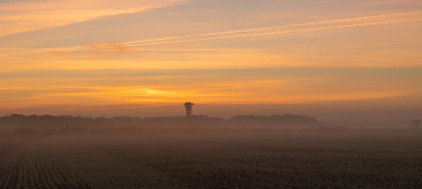 Marsk tower at sunset