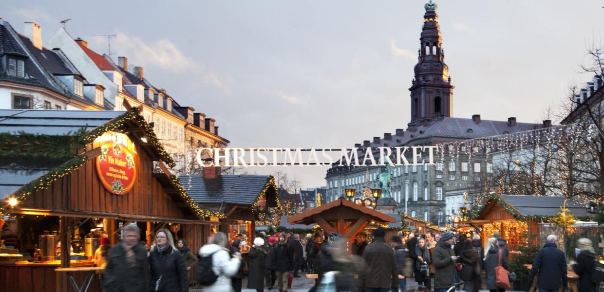 Julemarked på Højbro Plads