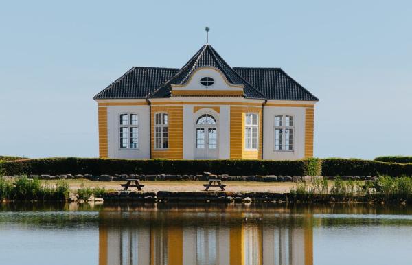 Valdemars Castle is located on the island of Tåsinge in Denmark