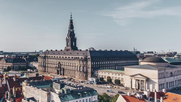 The Danish parliament building Christiansborg Palace