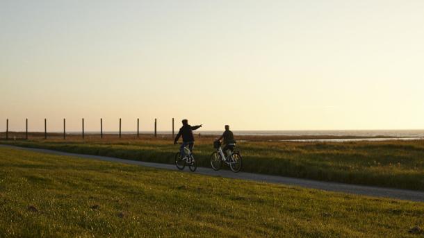 Se Sydjylland från cykelsadeln. 