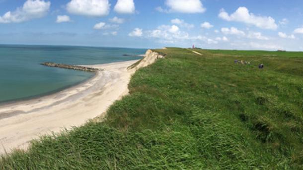The coast of the UNESCO Global Geopark in West Jutland, Denmark