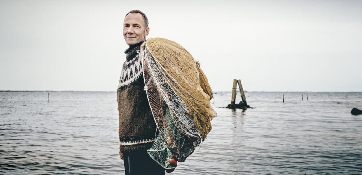 A fisherman in North Denmark