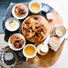 Pastries on a table