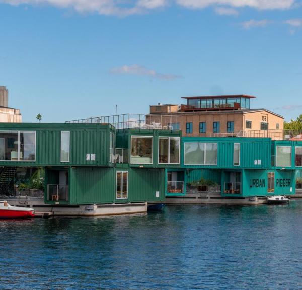 Urban Rigger, student housing by Bjarke Ingels Group, in Copenhagen, Denmark