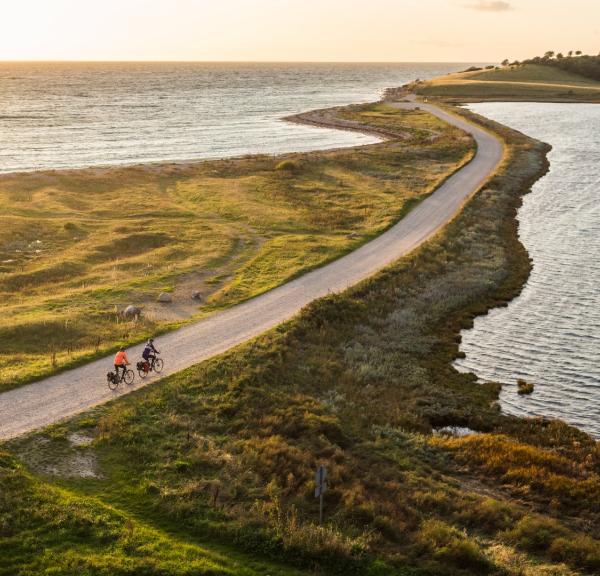 Biking on Fyn, Fynshoved Strand