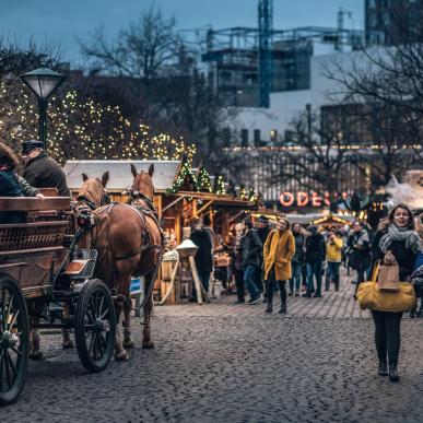 Christmas market in Odense