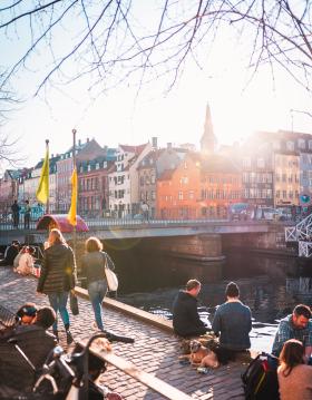 The canal atmosphere of Christianshavn, Copenhagen