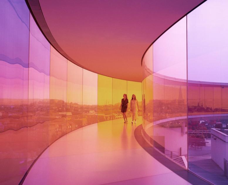 Your rainbow panorama, Olafur Eliasson, 2006 - 2011, ARoS Aarhus Art Museum.